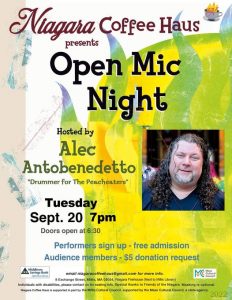 Open Mic Night, hosed by Alec Antibenedetto